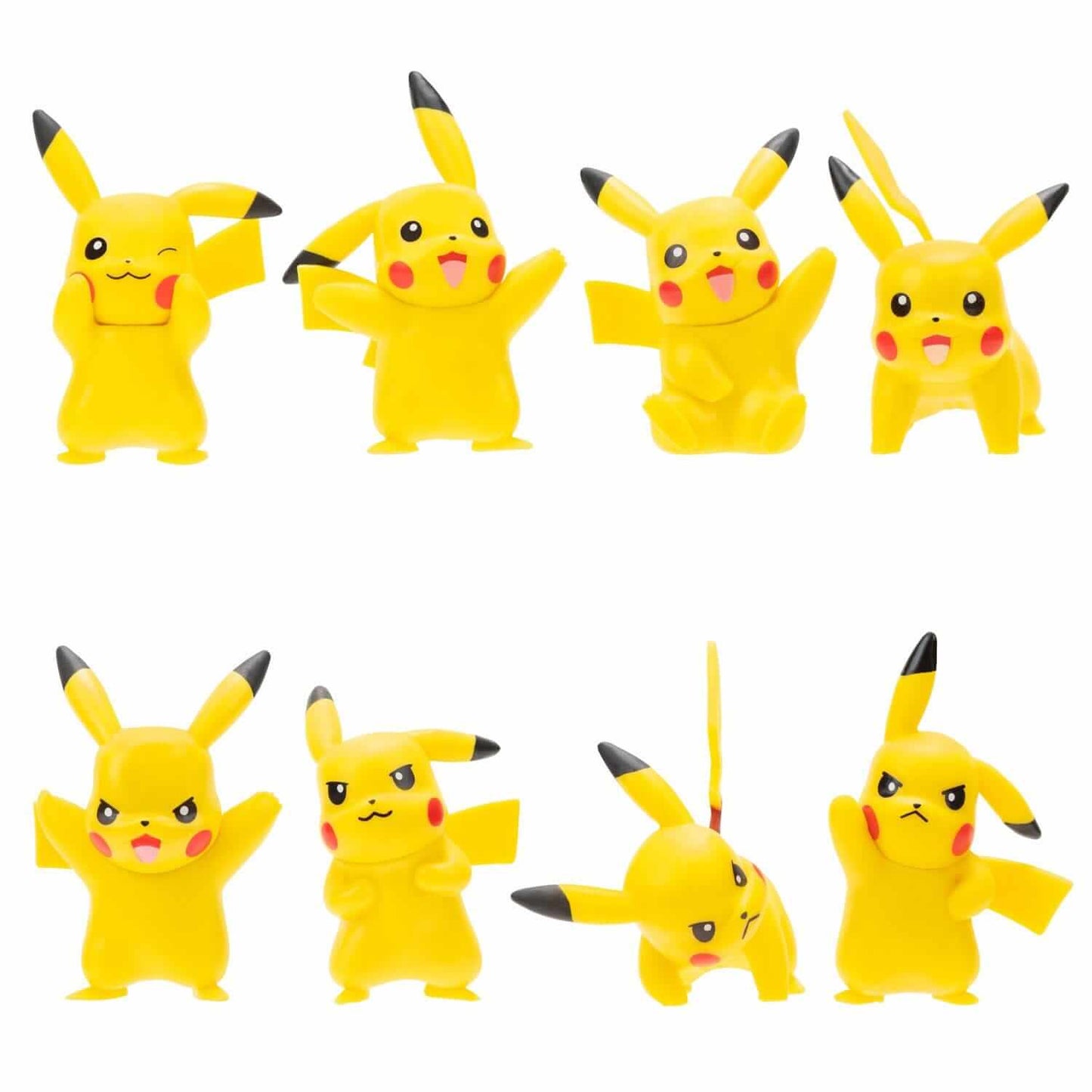 Pokémon Figuren Set – 8 Charaktere inklusive Pikachu – Battle Feature