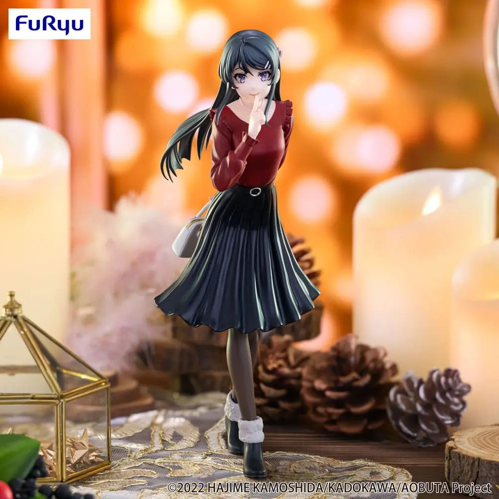 Rascal Does Not Dream of Bunny Girl Senpai Trio-Try-iT PVC Statue Mai Sakurajima Winter Outfit Ver. 21 cm OtakuOasis