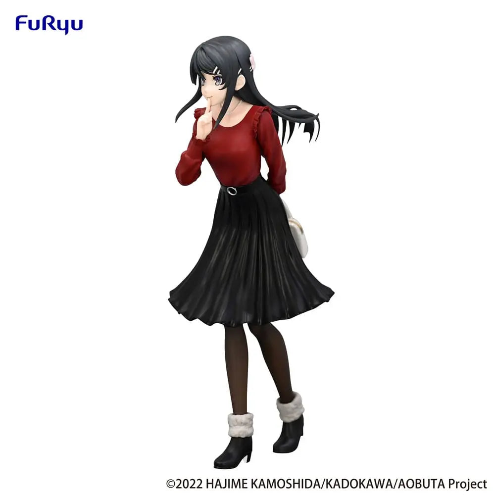 Rascal Does Not Dream of Bunny Girl Senpai Trio-Try-iT PVC Statue Mai Sakurajima Winter Outfit Ver. 21 cm OtakuOasis