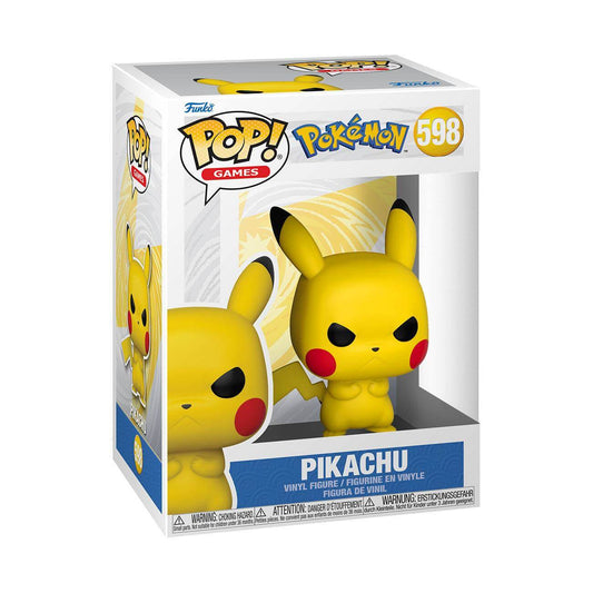 Pikachu mit grimmigem Blick – Funko POP! Games Vinyl Figur