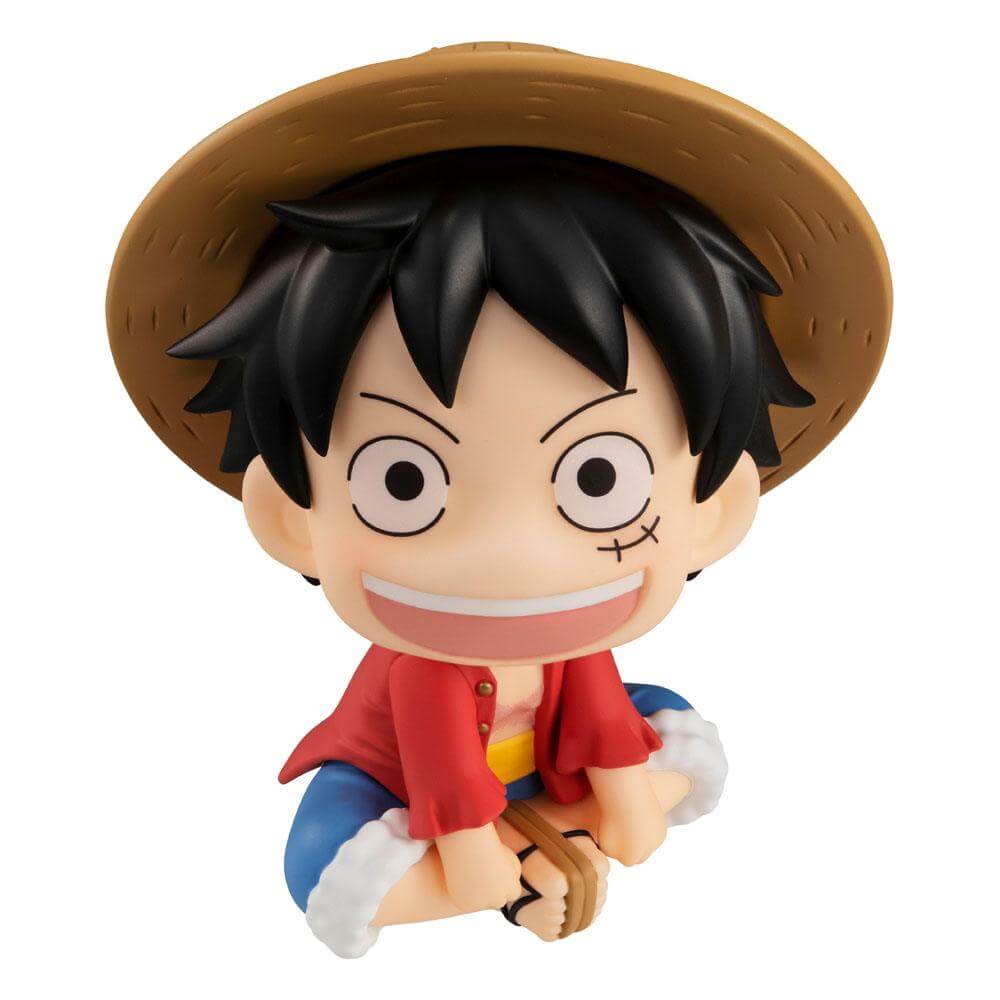 One Piece Luffy Figur in niedlicher Pose – Look Up Series