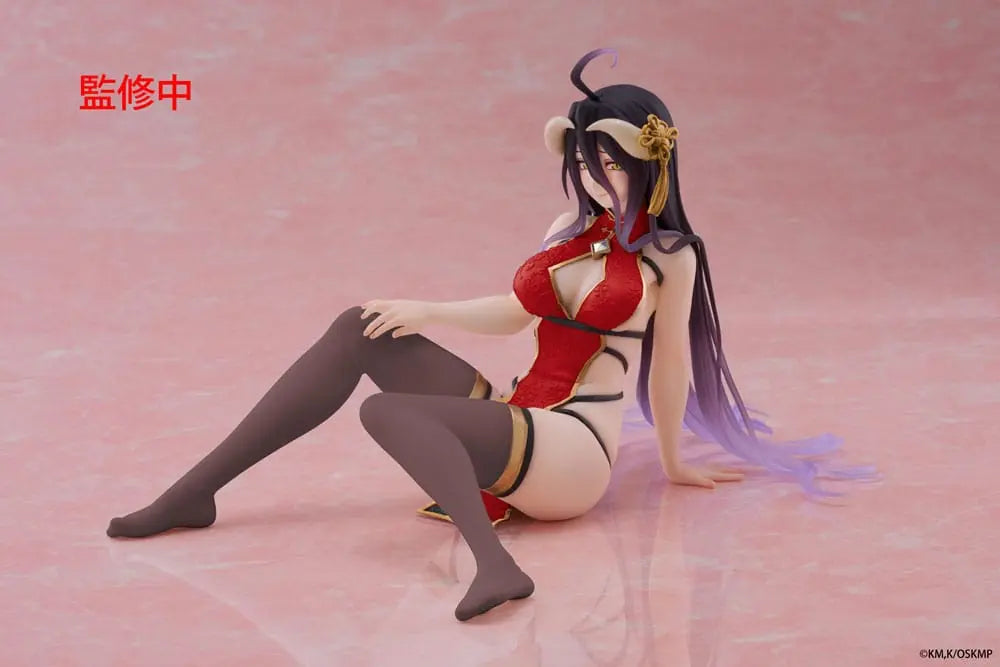 Albedo – Chinese Dress Ver. – Desktop Cute Series (Overlord) – PVC Figur, ca. 13 cm - OtakuOasis