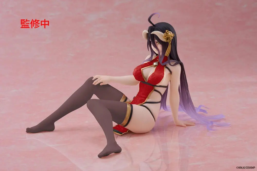 Albedo – Chinese Dress Ver. – Desktop Cute Series (Overlord) – PVC Figur, ca. 13 cm - OtakuOasis