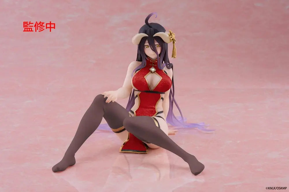 Albedo – Chinese Dress Ver. – Desktop Cute Series (Overlord) – PVC Figur, ca. 13 cm - OtakuOasis